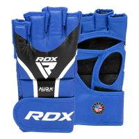 Перчатки RDX Grappling Aura Plus T-17 L син/черн. (арт. GGR-T17UB-L+)