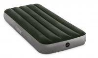 Матрас флокированный DURA-BEAM PRESTIGE DOWNY AIRBED 99х191х25см с насосом на батарейках INTEX 64777